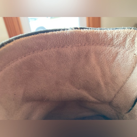 Turquoise Suede Boots Sz 39 - Picture 6 of 7